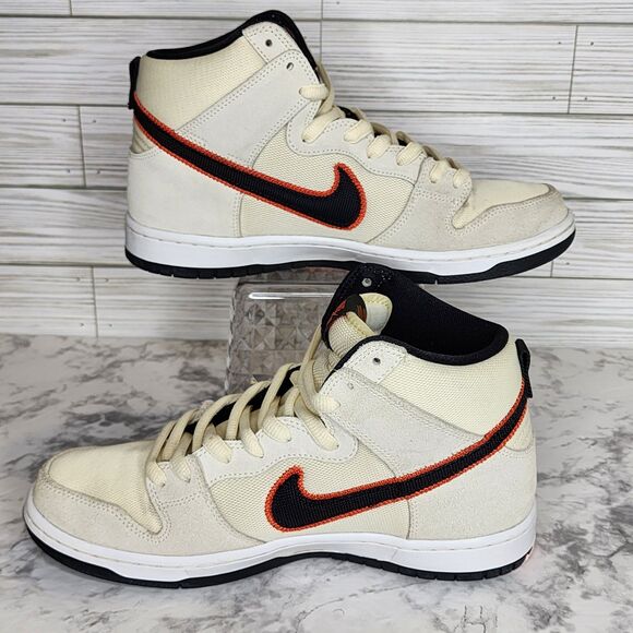 Nike SB Dunk High Pro San Francisco Giants Men's 9.5 DO9394-100 Worn 2x VNDS - Picture 3 of 13